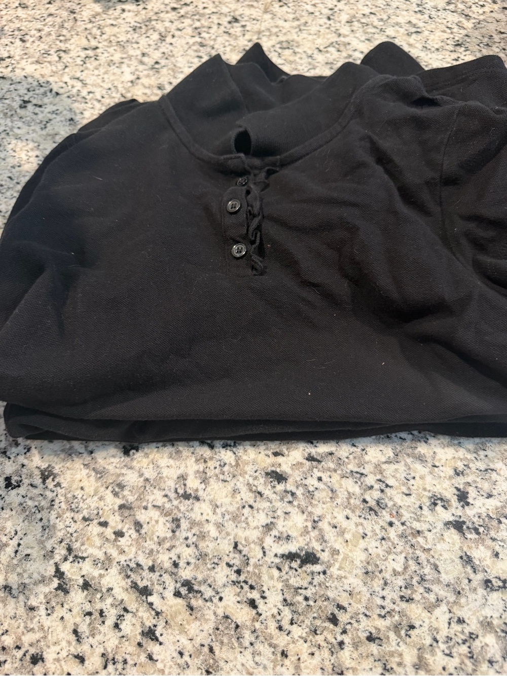 The Children's Place Black Henley Polo Top

Bundle 4 total polos